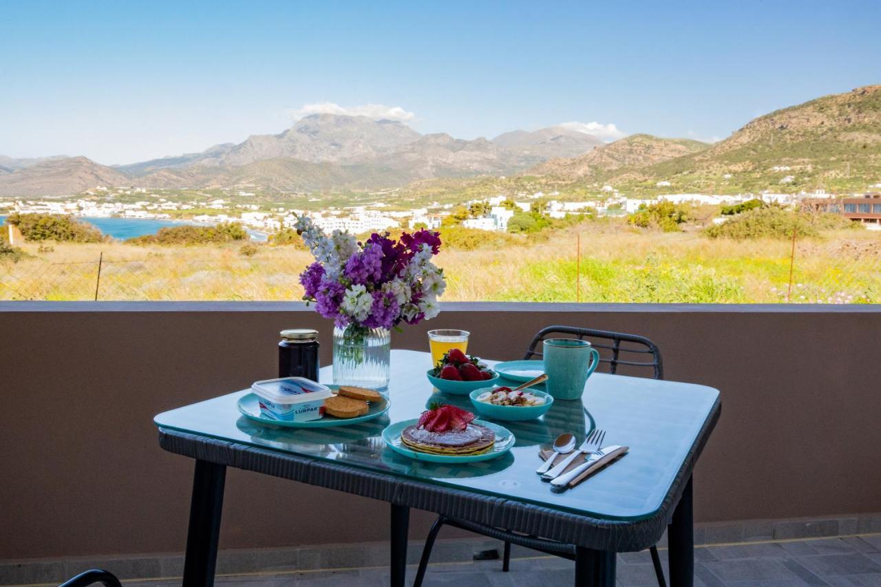 Studio Athena With Panoramic View Of Makrygialos Pilalímata エクステリア 写真