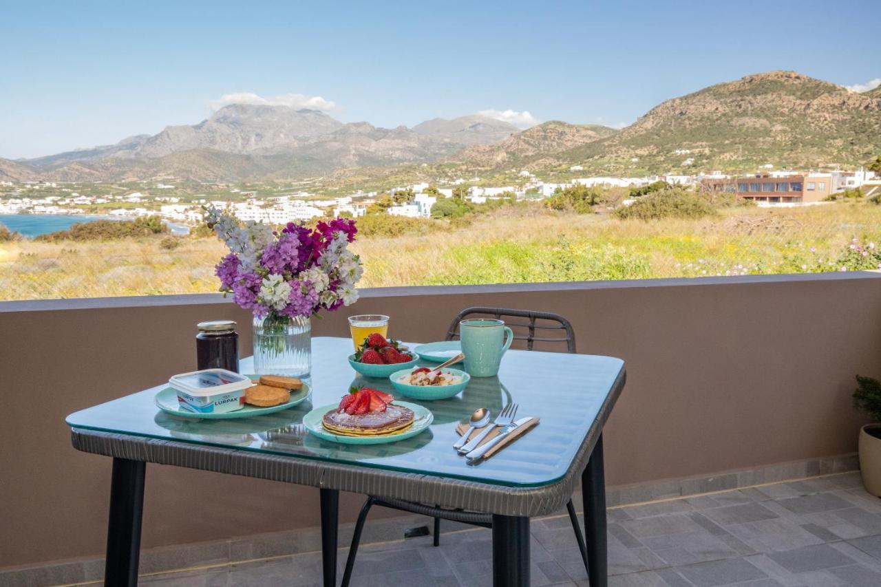Studio Athena With Panoramic View Of Makrygialos Pilalímata エクステリア 写真