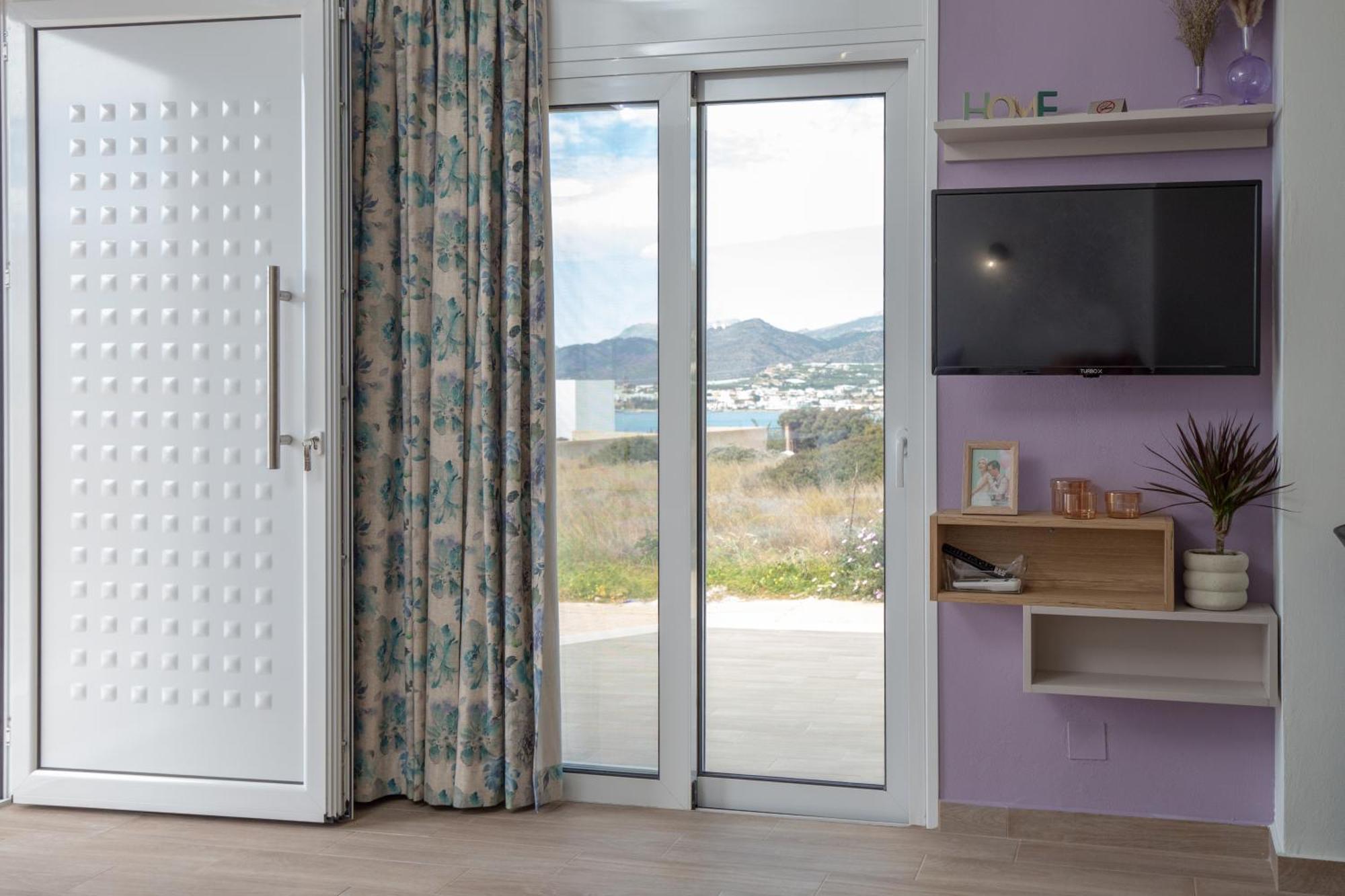 Studio Athena With Panoramic View Of Makrygialos Pilalímata エクステリア 写真